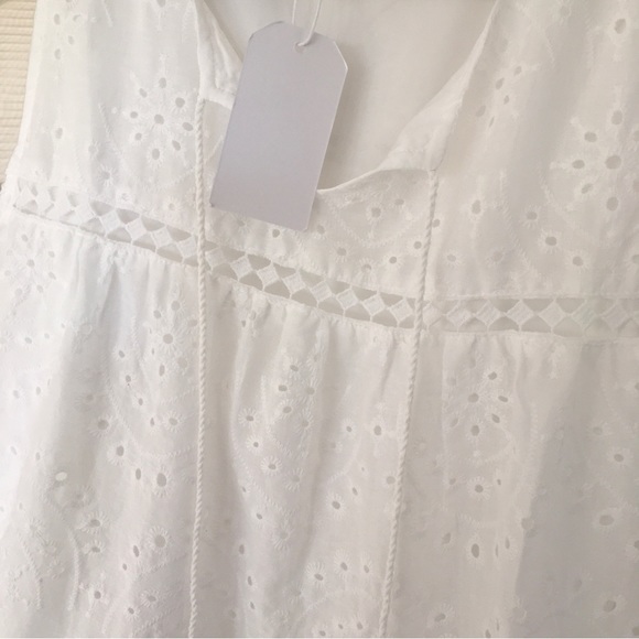 White sleeveless dress size M - Picture 2 of 3